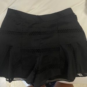 Karina Grimaldi Black Lace Skort